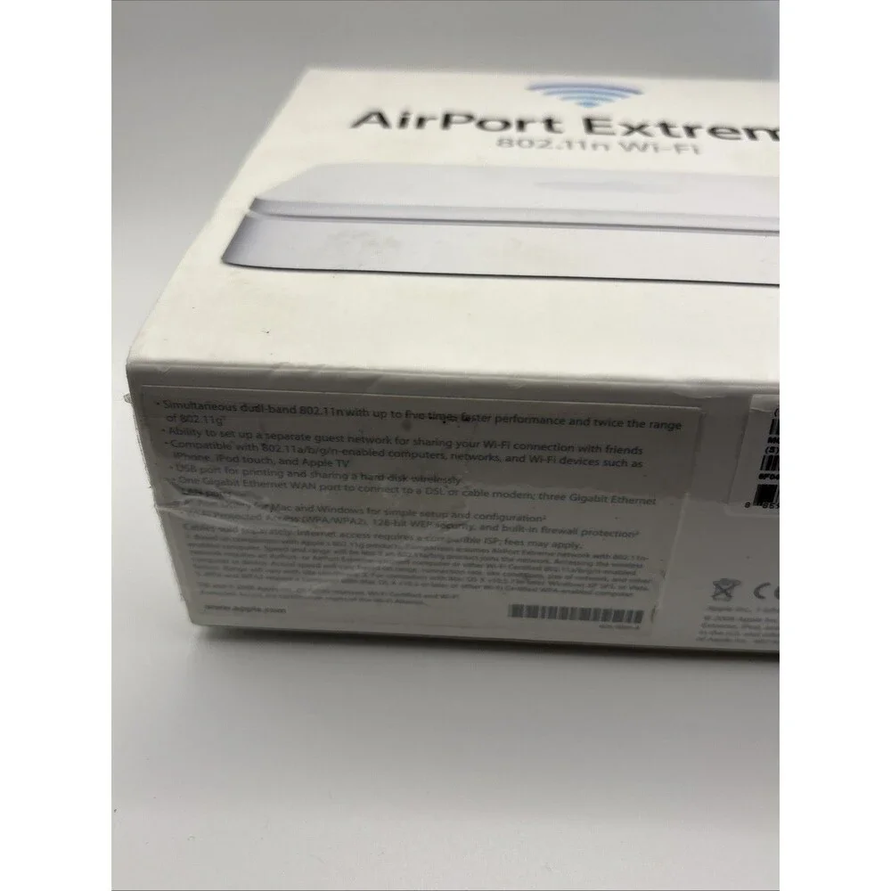 Apple AirPort Extreme 802.11n Base Station Model A1354 MC340LL/A 4th Gen